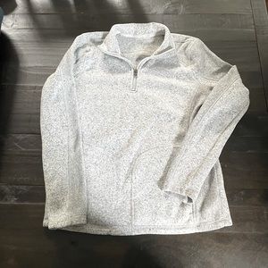 Half Zip Fleece | Heathered Gray